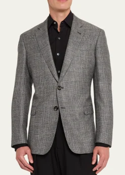 Giorgio ArmaniMen's Crushed Texture Sport Coat