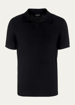 Giorgio ArmaniMen's Jersey Polo Shirt