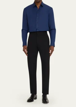 Giorgio ArmaniMen's Linen Classic-Fit Sport Shirt
