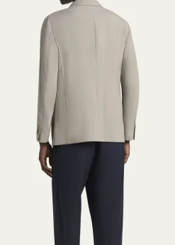 Giorgio ArmaniMen's Linen Upton Jacket