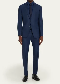 Giorgio ArmaniMen's Nylon-Stretch Slim Sport Shirt