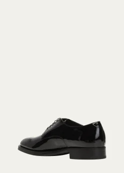 Giorgio ArmaniMen's Patent Leather Derby Shoes