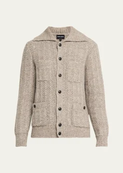 Giorgio ArmaniMen's 4-Pocket Cardigan Jacket