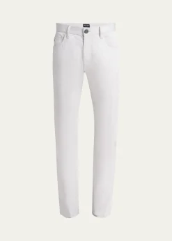 Giorgio ArmaniMen's 5-Pocket Stretch Cotton Pants