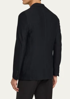 Giorgio ArmaniMen's Rice Stitch Sport Coat