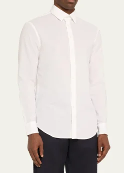 Giorgio ArmaniMen's Seersucker Sport Shirt
