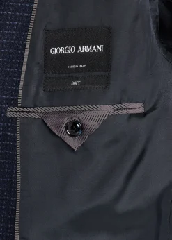 Giorgio ArmaniMen's Soft Line Check Single-Breasted Sport Coat