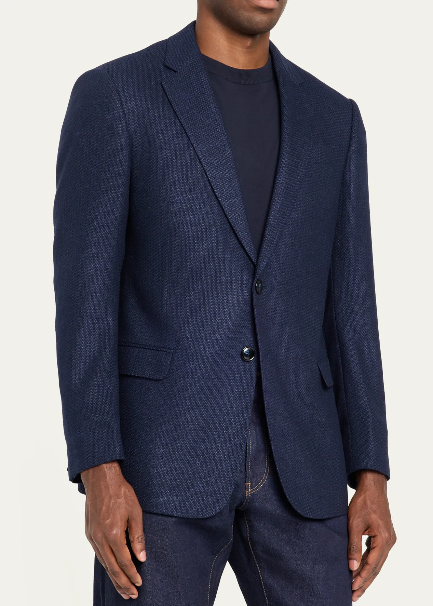 Giorgio ArmaniMen's Soft Textured Single-Breasted Sport Coat