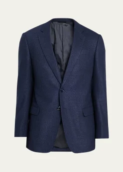 Giorgio ArmaniMen's Soft Textured Single-Breasted Sport Coat