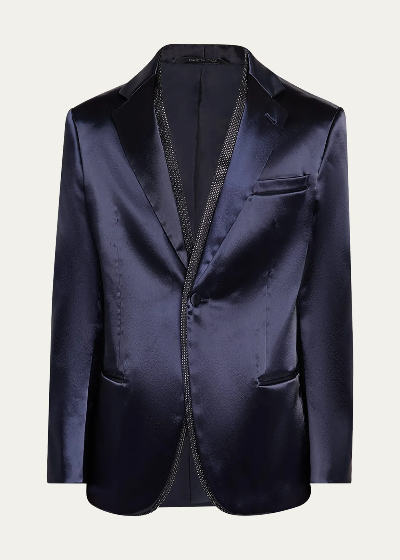 Giorgio ArmaniMen's Soho Rhinestone-Trim Tuxedo Jacket