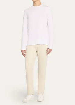 Giorgio ArmaniMen's Solid Cotton T-Shirt