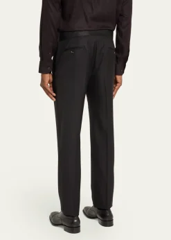 Giorgio ArmaniMen's Solid Formal Tuxedo Pants