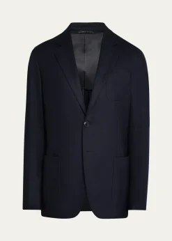 Giorgio ArmaniMen's Stretch Cashmere Blazer