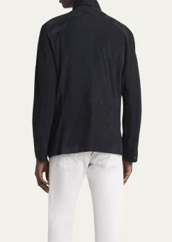 Giorgio ArmaniMen's Suede Field Jacket