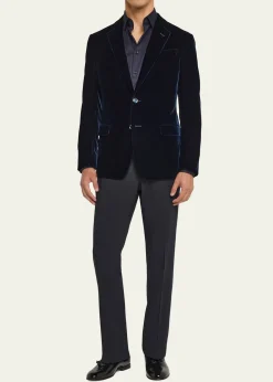 Giorgio ArmaniMen's Velvet Notch Lapel Dinner Jacket