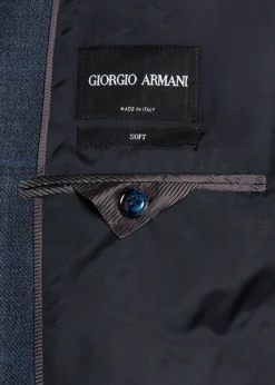 Giorgio ArmaniMen's Wool and Cashmere Soft Check Sport Coat