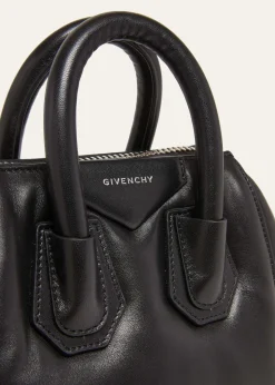 GivenchyAntigona Puffy Top-Handle Bag in Leather