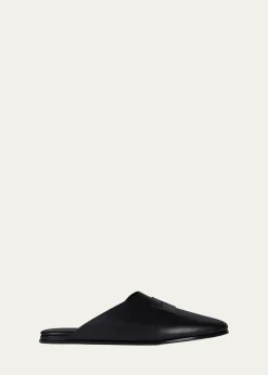 GivenchyLabel Leather Mules