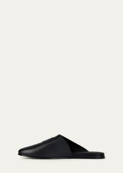 GivenchyLabel Leather Mules