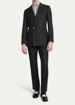 GivenchyMen's Classic-Fit Pinstripe Formal Trousers