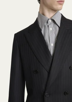 GivenchyMen's Double-Breasted Pinstripe Sport Coat