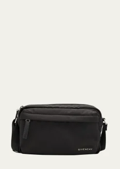 GivenchyMen's Essential U Nylon Crossbody Bag