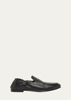 GivenchyMen's Leather Elasticized Loafers