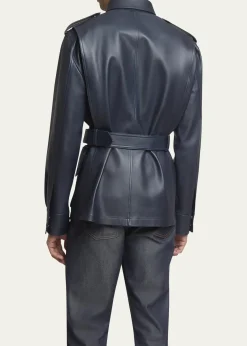 GivenchyMen's Leather Safari Jacket