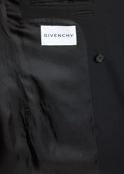 GivenchyMen's Wool Gabardine Double-Breasted Jacket