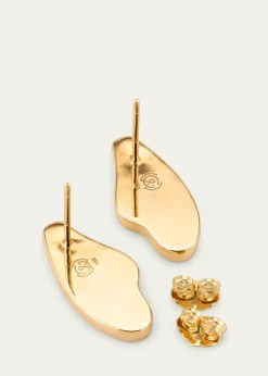 Grace Winfrey18K Honey Bee Wing Stud Earrings