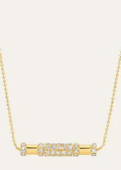 Graziela Gems18K Diamond Cavaletti Necklace