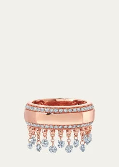 Graziela Gems18K Floating Diamond Cigar Band