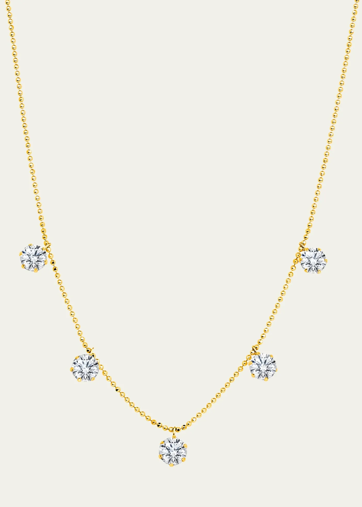 Graziela Gems18K Large Floating Diamond Necklace