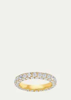 Graziela Gems18K Yellow Gold Diamond 3 Sided Ring