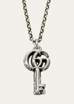 GucciGG Marmont Key Pendant Necklace