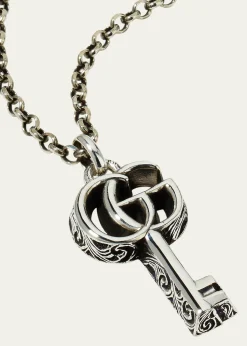 GucciGG Marmont Key Pendant Necklace