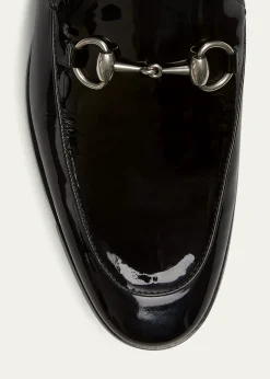 GucciMen's Next Patent Leather Bit Loafers
