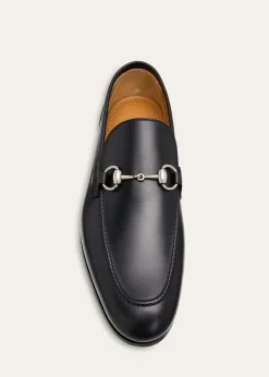 GucciMen's Jordaan Moccasin Leather Bit Loafers