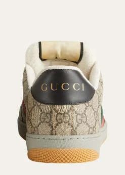 GucciMen's Screener GG Canvas Low-Top Sneakers