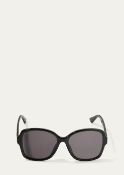 GucciSquare Monochromatic Sunglasses