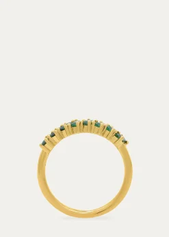 Gwen BelotiCZ Emerald Baguette Ring