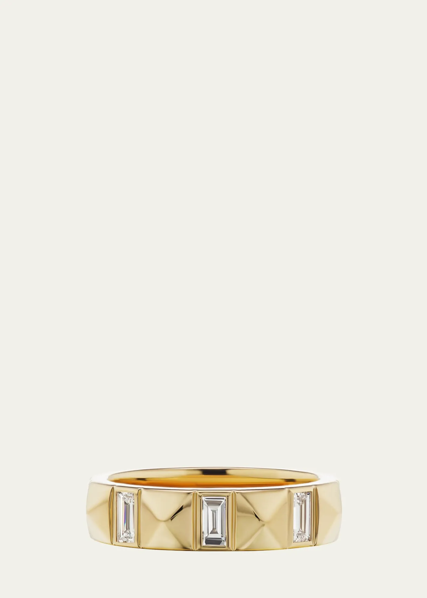 Harwell Godfrey18K Diamond Pyramid Baguette Band