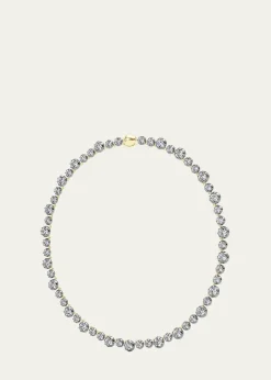 HauteCarat18K Georgian Cut Lab Grown Diamond Necklace