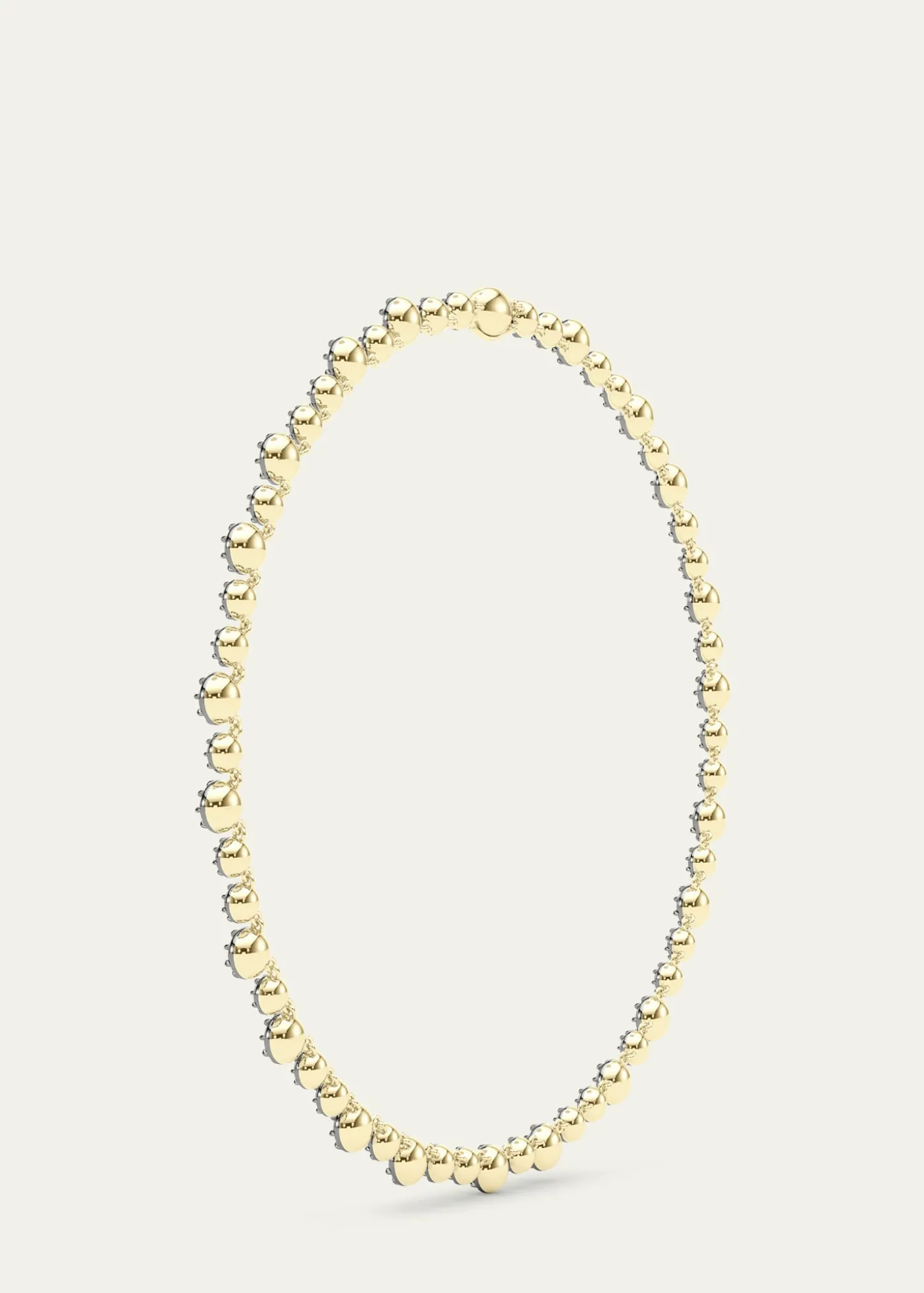 HauteCarat18K Georgian Cut Lab Grown Diamond Necklace