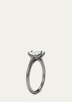 HauteCarat18K Trillion Lab Grown Diamond Twin Ring