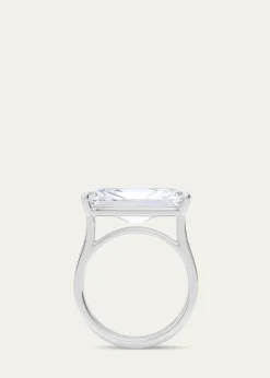 HauteCaratMen's Radiant Lab Grown Diamond East-West Band