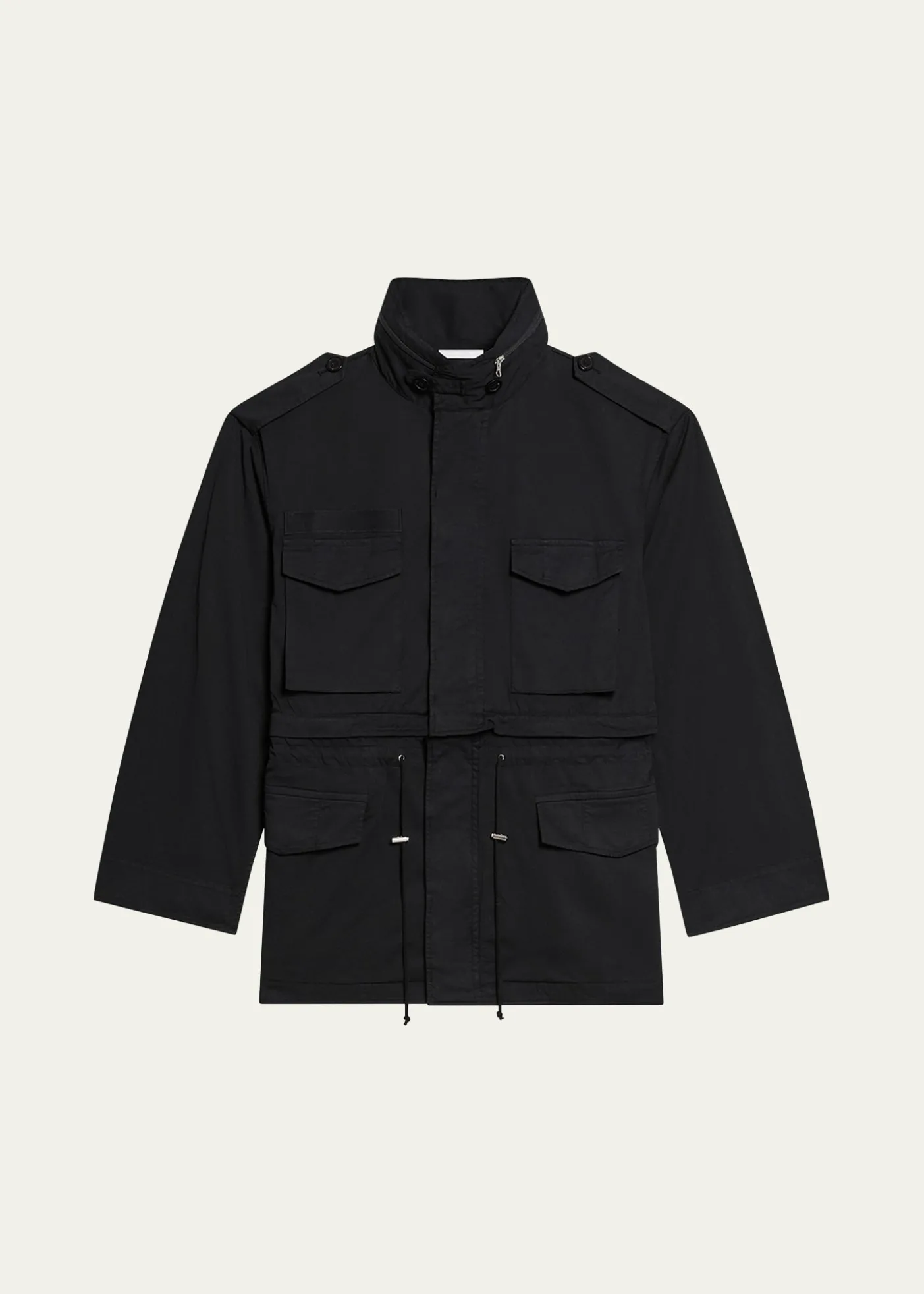 Helmut LangMen's Field Jacket with Stowaway Hood