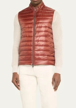 HernoMen's Nylon Ultralight Reversible Bicolor Vest