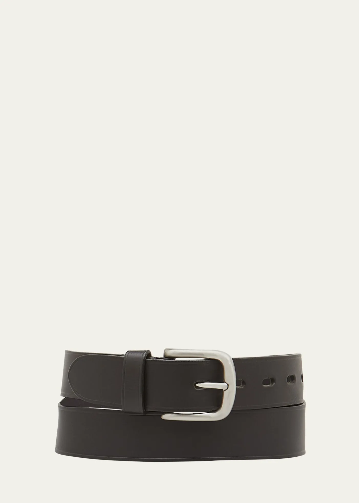 Il BisonteMen's Classic Cowhide Leather Belt