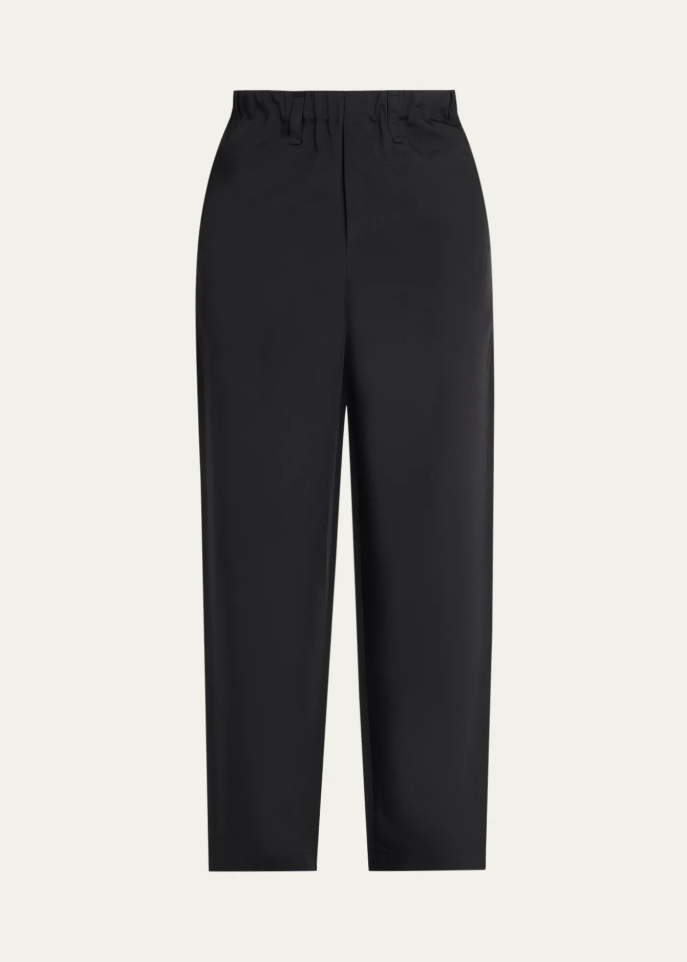 IM MENMen's Flat Front Elastic-Waistband Trousers